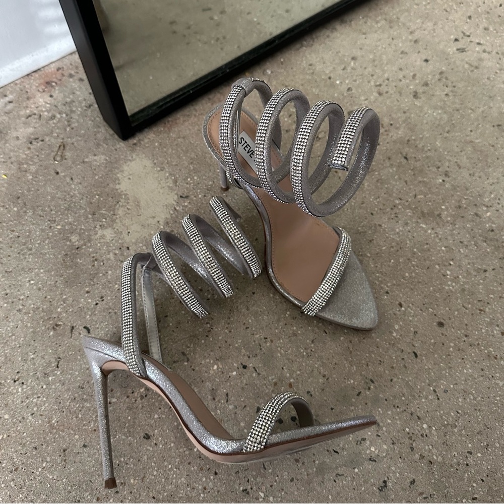 Steve Madden rhinestone heels